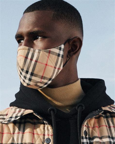 burberry face mask.|Burberry releases face mask with signature check on  .